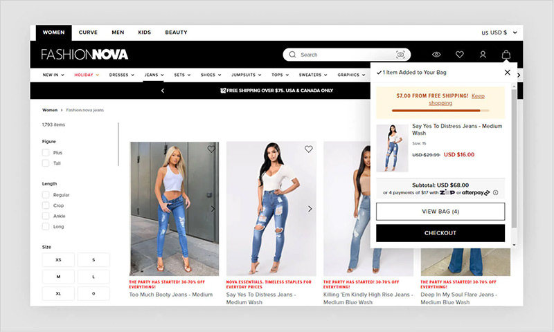 Shopify Website Example 2